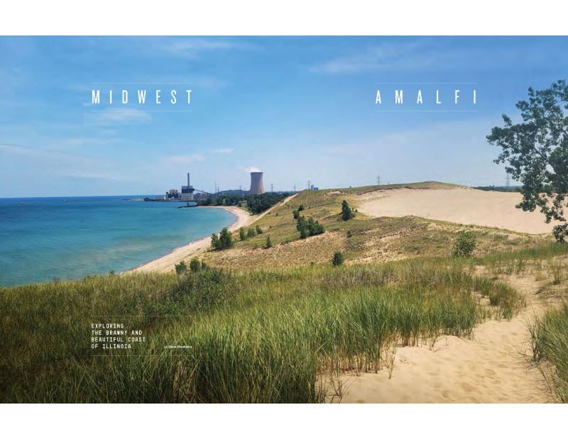 Midwest Amalfi feature opening with Lake Michigan dunes